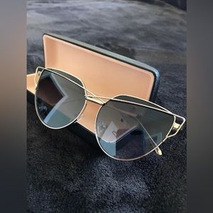 Retro Thin-Framed Sunglasses